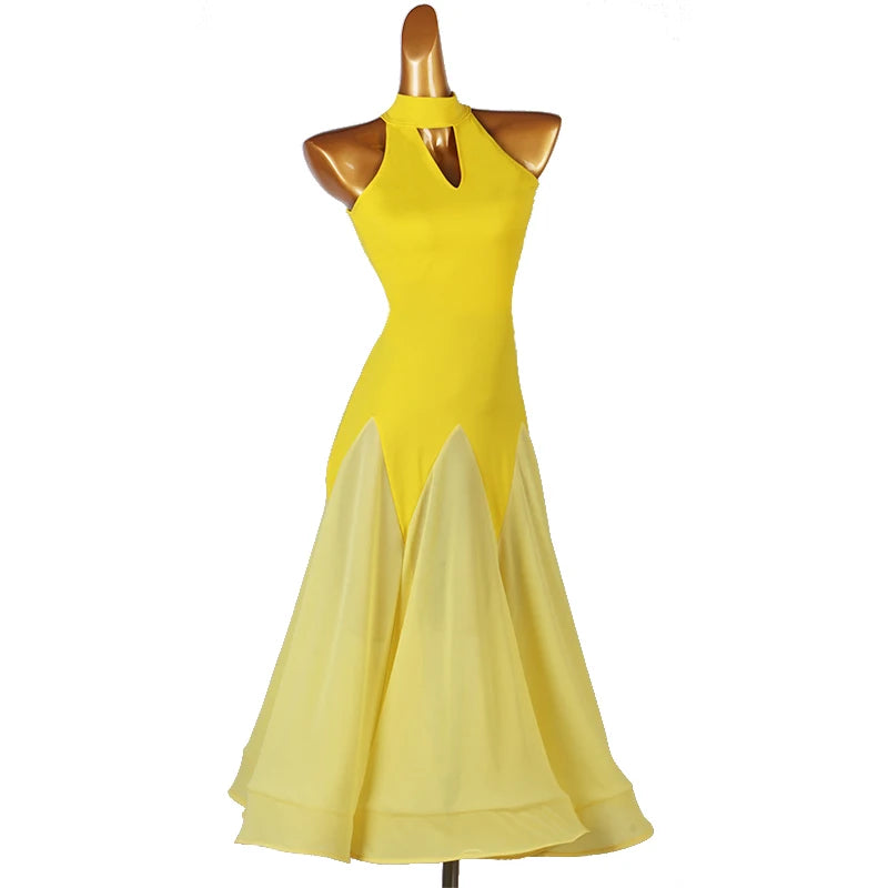 Dancewear Standard Ballroom Waltz Adult Modern Dance Dress Prom Suit Practice Clothes Stage Costume Competition Flamenco 1032
