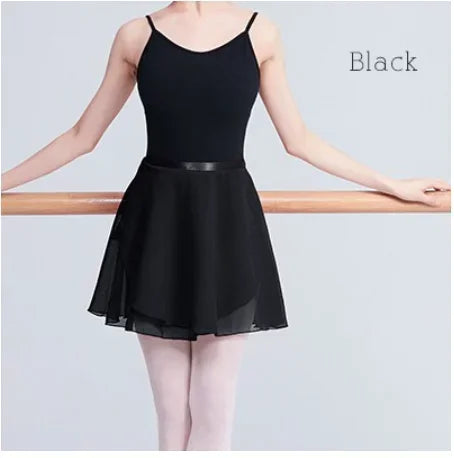 Ballet Dance Skirt Adult Children Chiffon Pure Color Floral Print Practice Leotard Dance Dress Women Ballet Dancing Dress