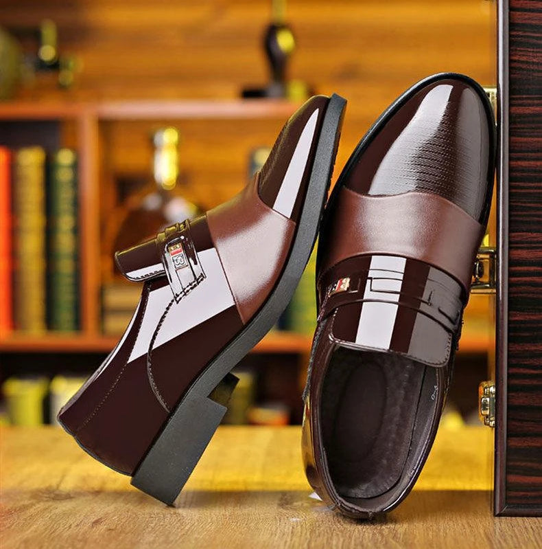 New Business Men Casual shoes Classic Men's Oxfords Dress Footwear High Quality Leather Shoes Fashion Social party shoes for Men