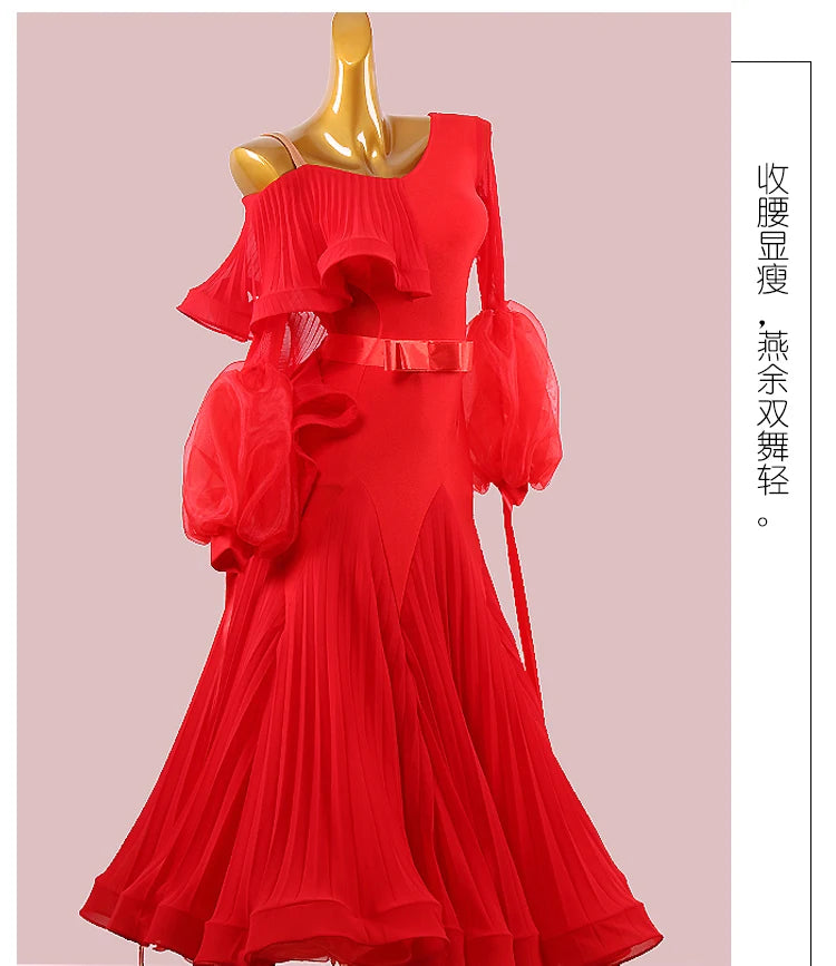 Ballroom Dance Competition Dresses Dance Costumes Waltz Dress For Dancing Clothes Dance Wear Dress Rumba Standard Ballroom Dress