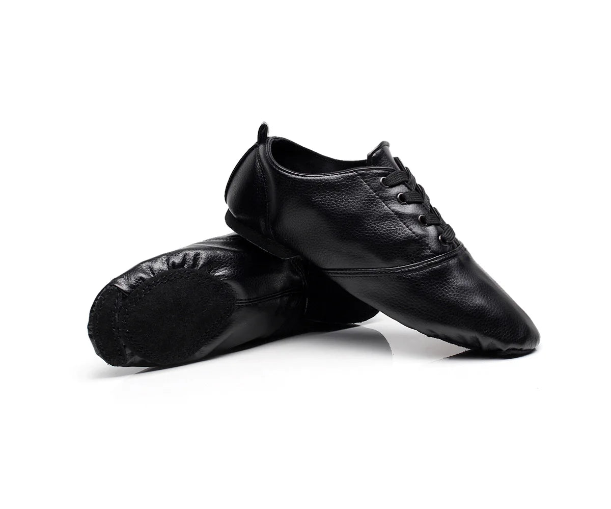 Dynadans PU Low Cut Men's Jazz Dance Shoes Female Adult Training Soft Soled Shoes Yoga Ballet Children's Dance Shoes