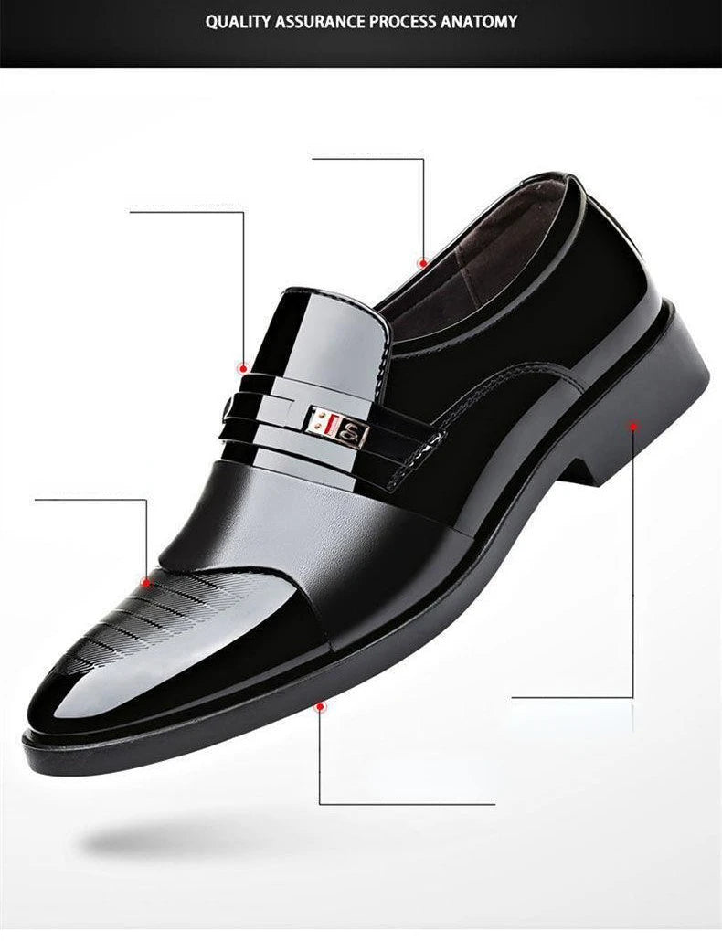 New Business Men Casual shoes Classic Men's Oxfords Dress Footwear High Quality Leather Shoes Fashion Social party shoes for Men