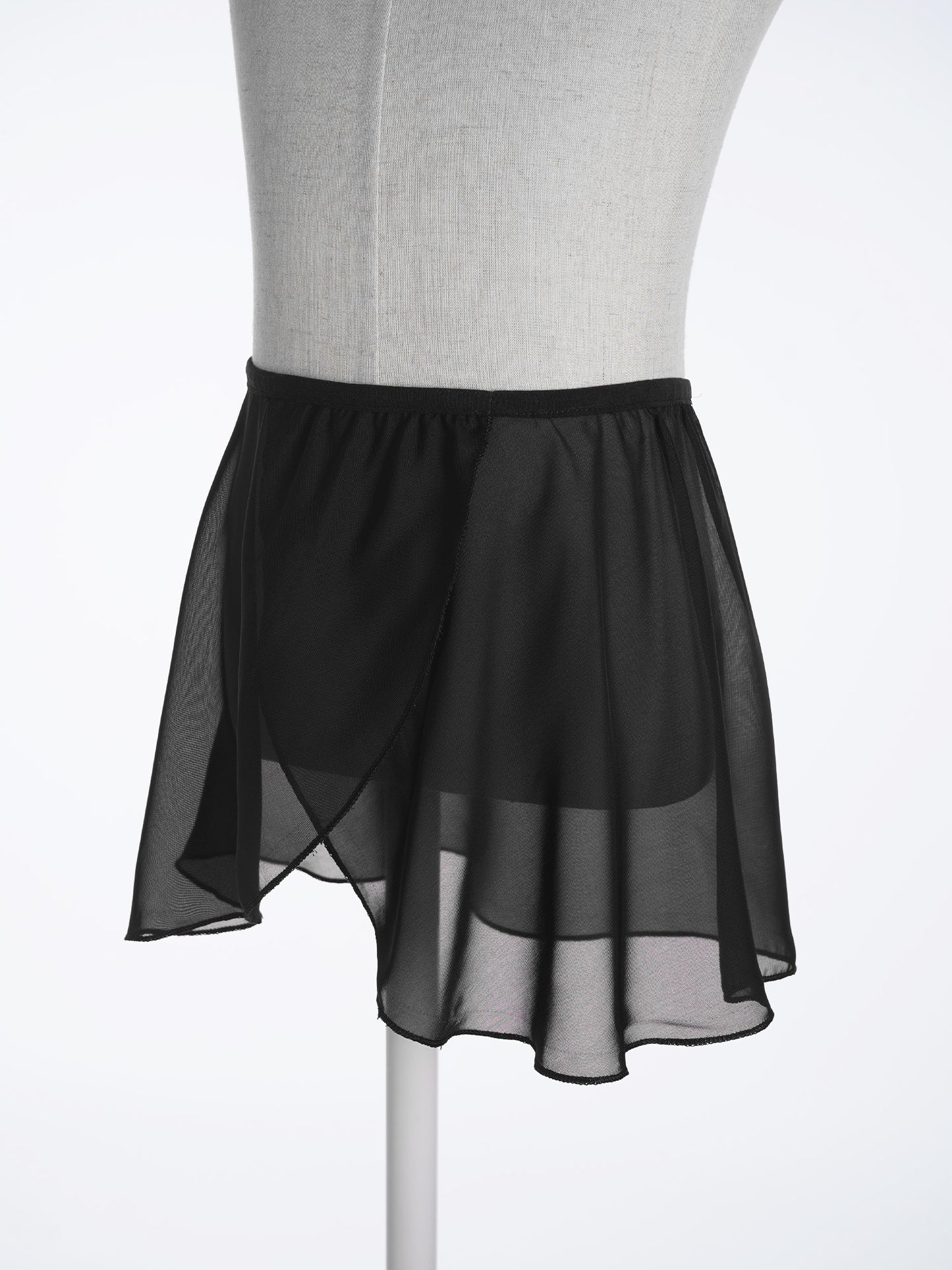 Ballet Dance Skirts Kids Girls Chiffon Elastic Training Clothes Basic Classic Dance Dress for Stage Performance Dance Costume