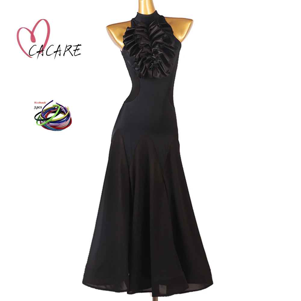 Dancewear Standard Ballroom Waltz Adult Modern Dance Dress Prom Suit Practice Clothes Stage Costume Competition Flamenco 1032