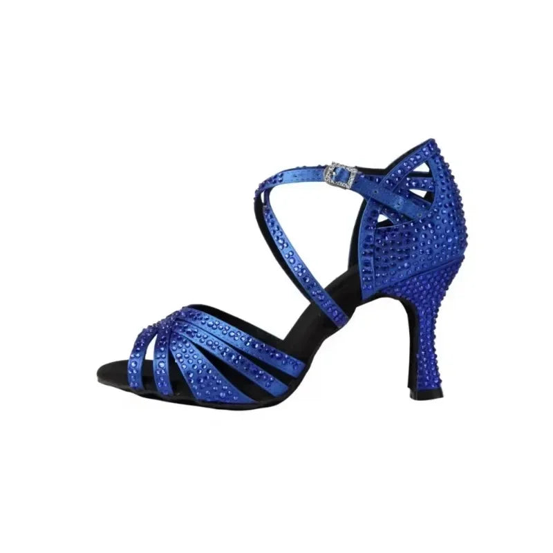 ndoor and outdoor new Latin dance shoes adult women's national standard diamondn Latin dancing shoes tango