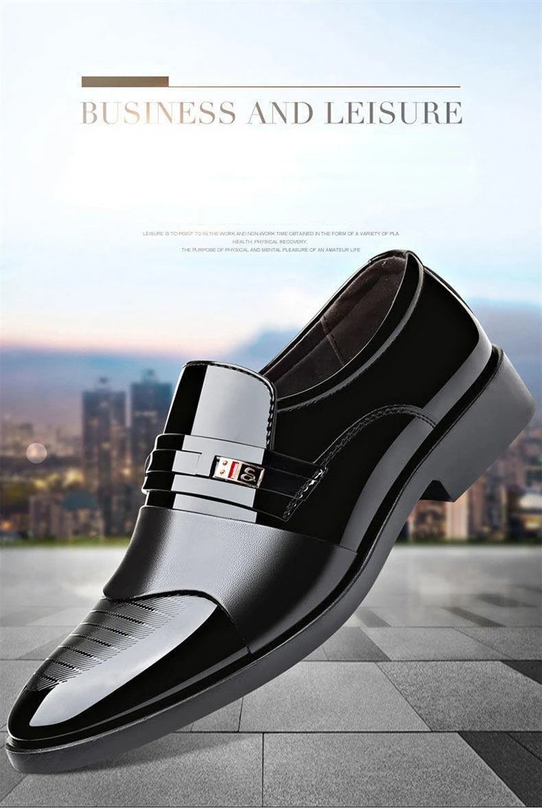 New Business Men Casual shoes Classic Men's Oxfords Dress Footwear High Quality Leather Shoes Fashion Social party shoes for Men