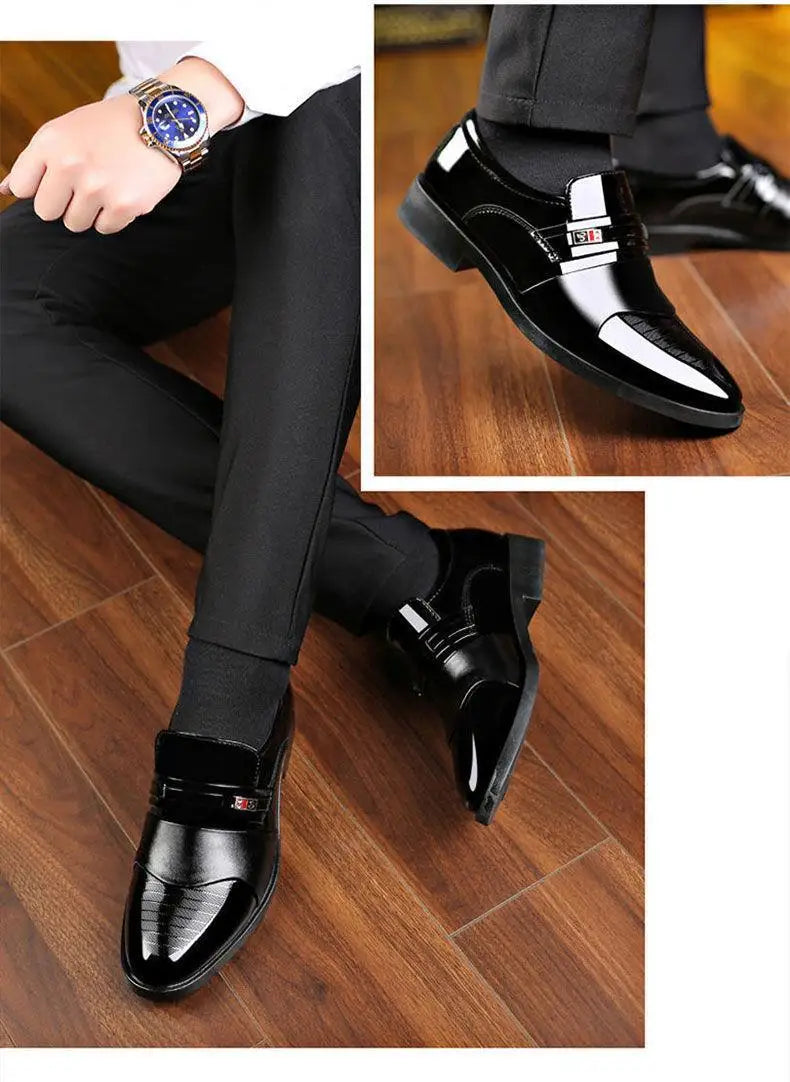 New Business Men Casual shoes Classic Men's Oxfords Dress Footwear High Quality Leather Shoes Fashion Social party shoes for Men