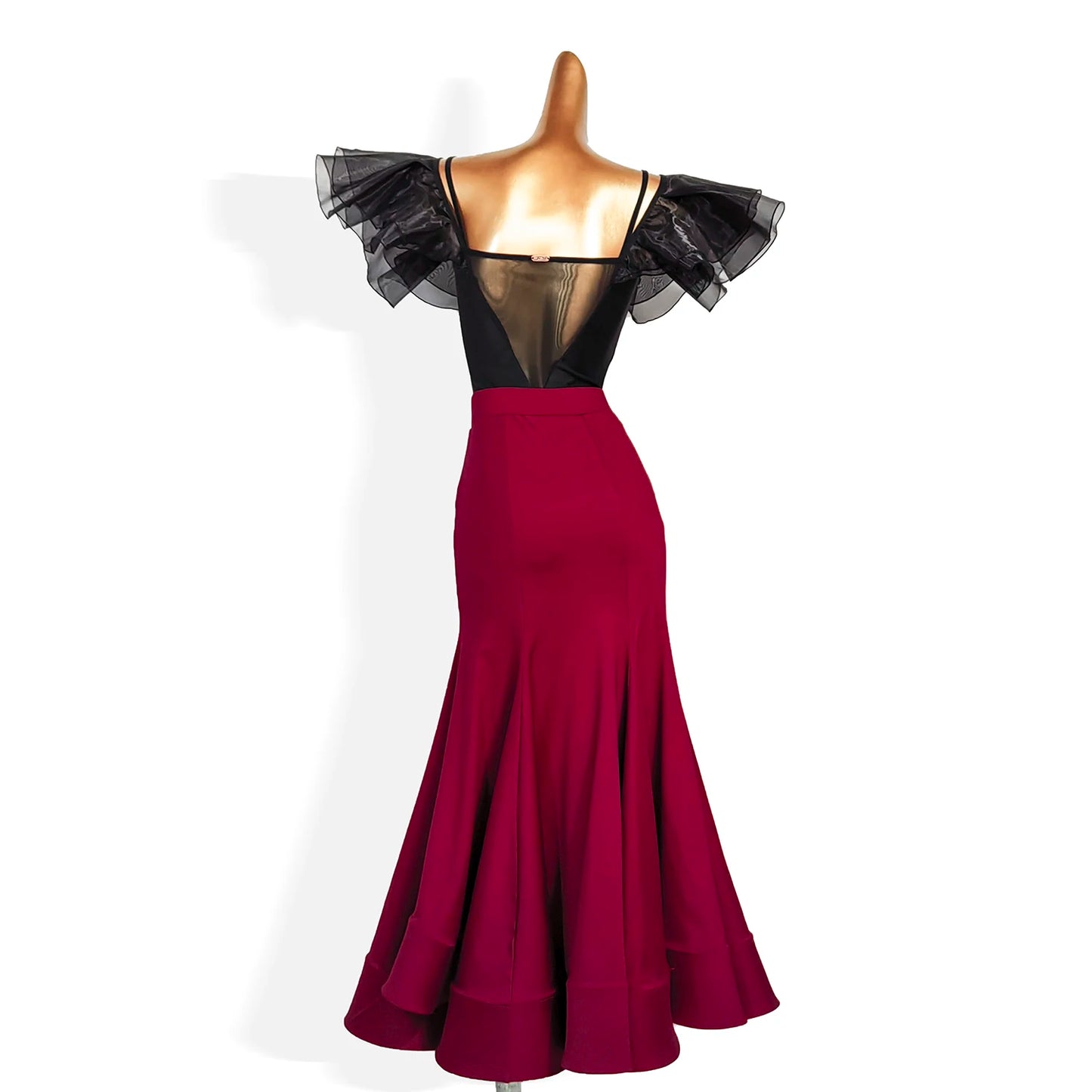 2024 Ballroom Skirt for Women Waltz Dance Wear Stage Modern Skirts Clothing for Girls Chic Elegant Party Dresses Samba 1485