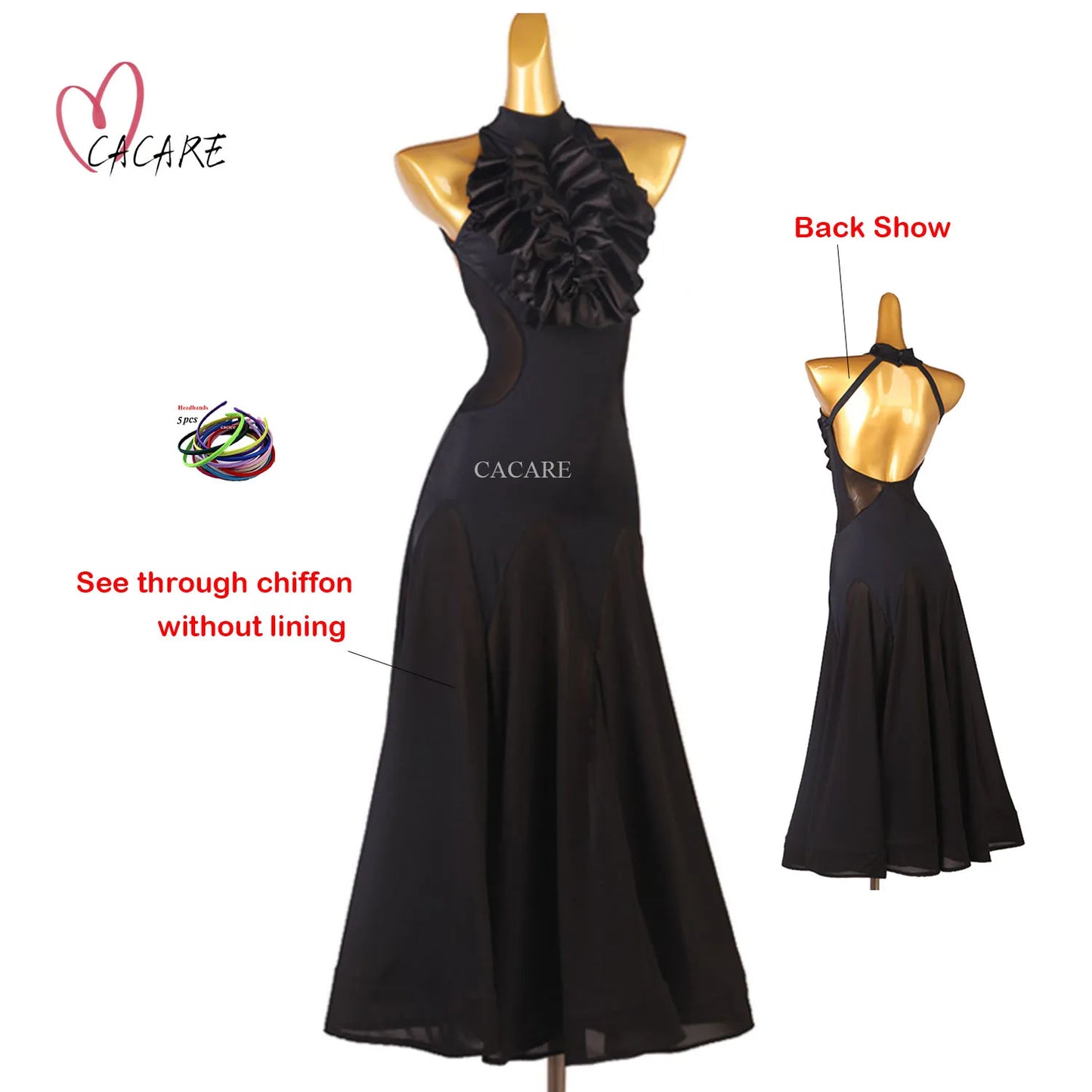 Dancewear Standard Ballroom Waltz Adult Modern Dance Dress Prom Suit Practice Clothes Stage Costume Competition Flamenco 1032