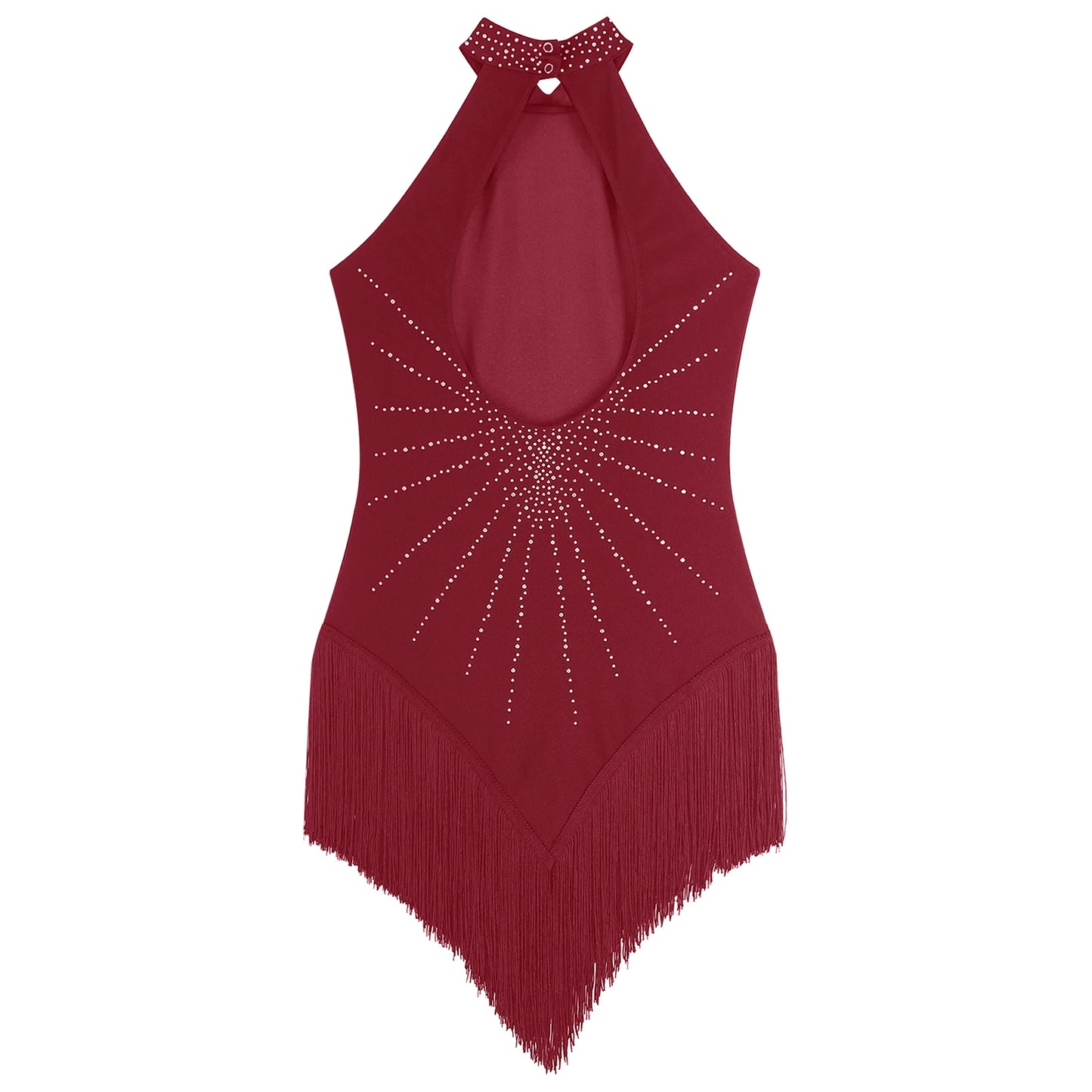 Elegant White Halter Bodysuit with Sheer Mesh & Flowing Cape – Couture Bridal Resort Wear, Photo-Ready Runway Gown