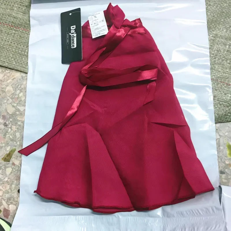 Ballet Dance Skirt Adult Children Chiffon Pure Color Floral Print Practice Leotard Dance Dress Women Ballet Dancing Dress
