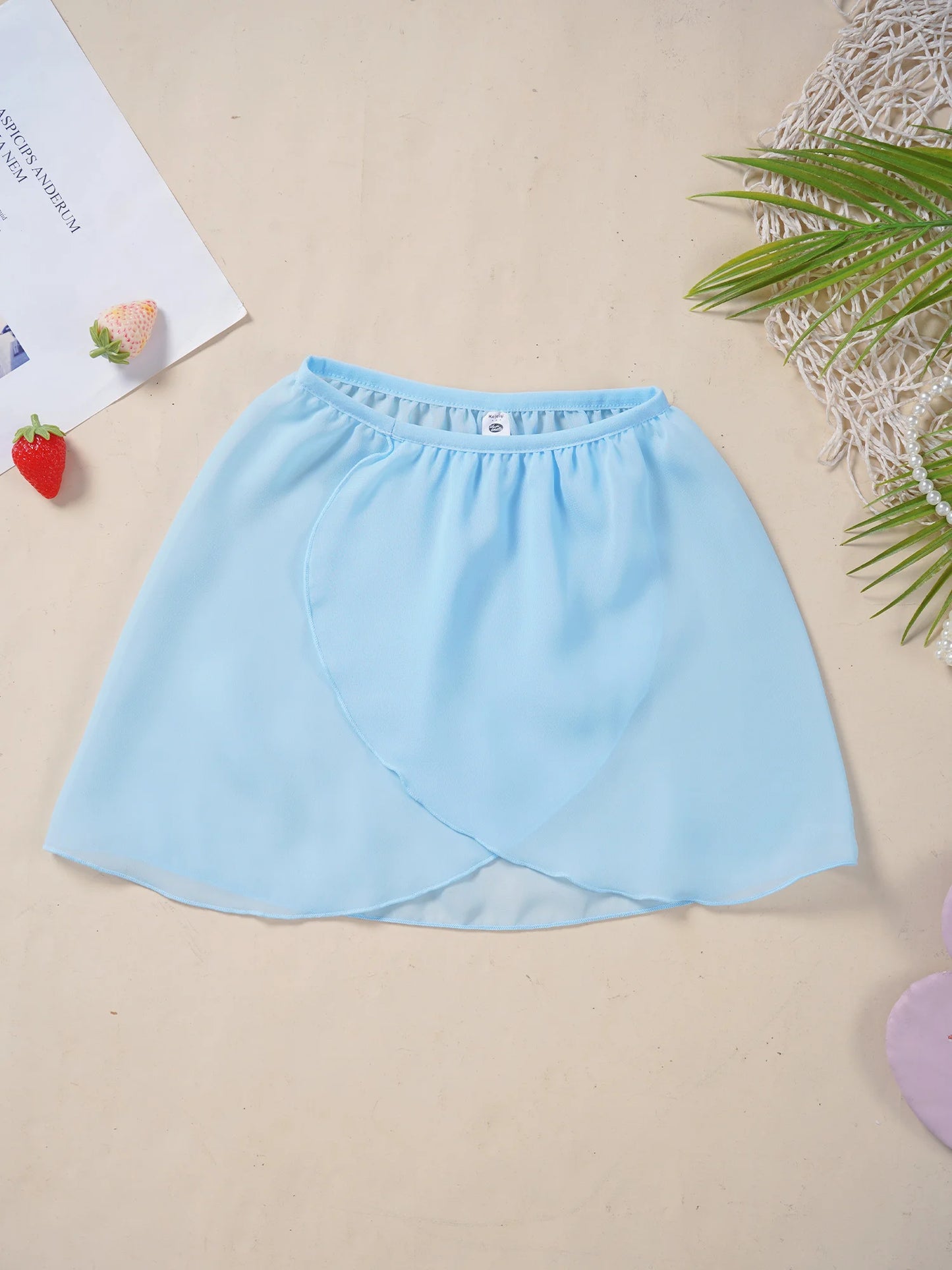 Ballet Dance Skirts Kids Girls Chiffon Elastic Training Clothes Basic Classic Dance Dress for Stage Performance Dance Costume