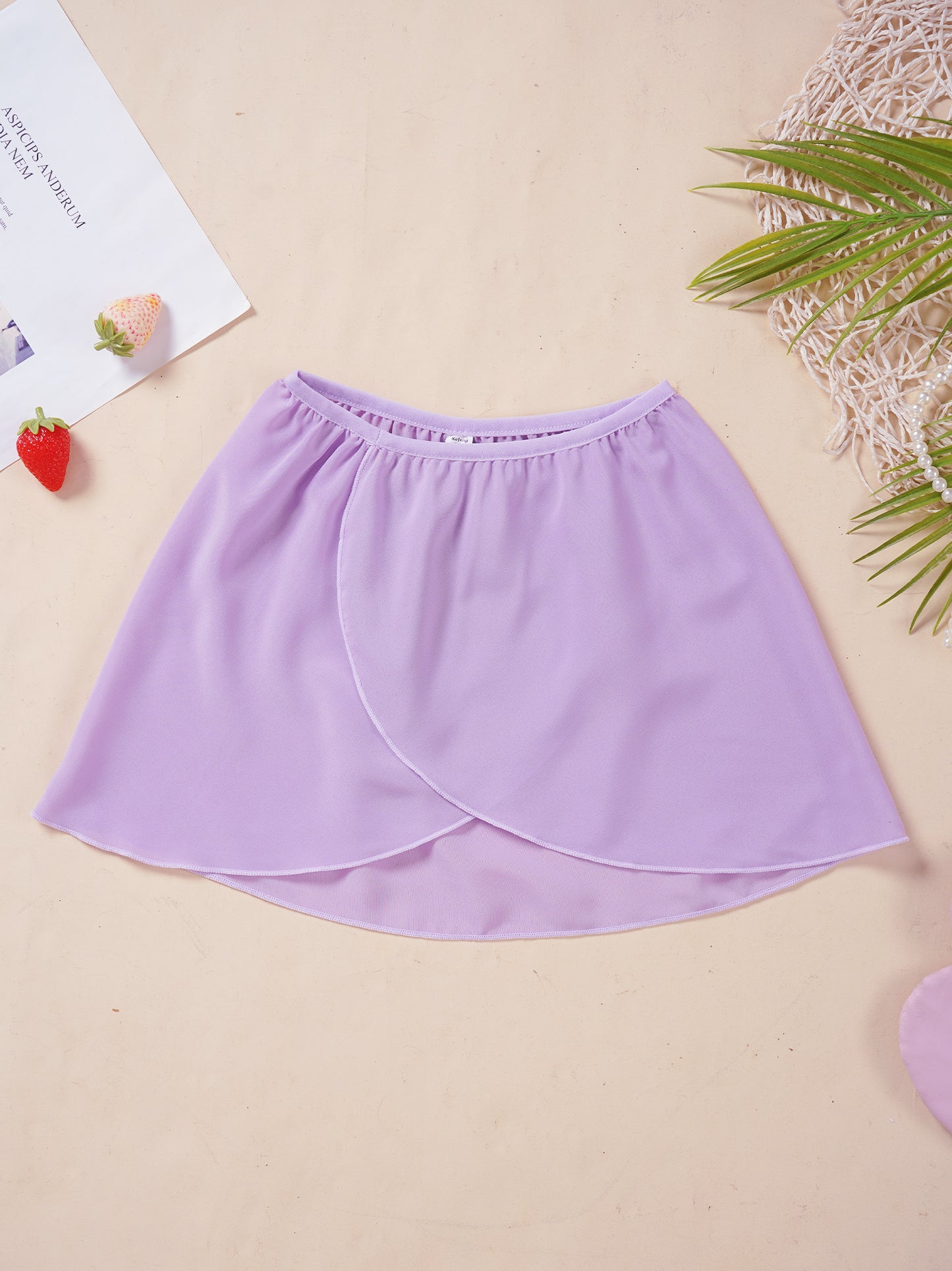 Ballet Dance Skirts Kids Girls Chiffon Elastic Training Clothes Basic Classic Dance Dress for Stage Performance Dance Costume