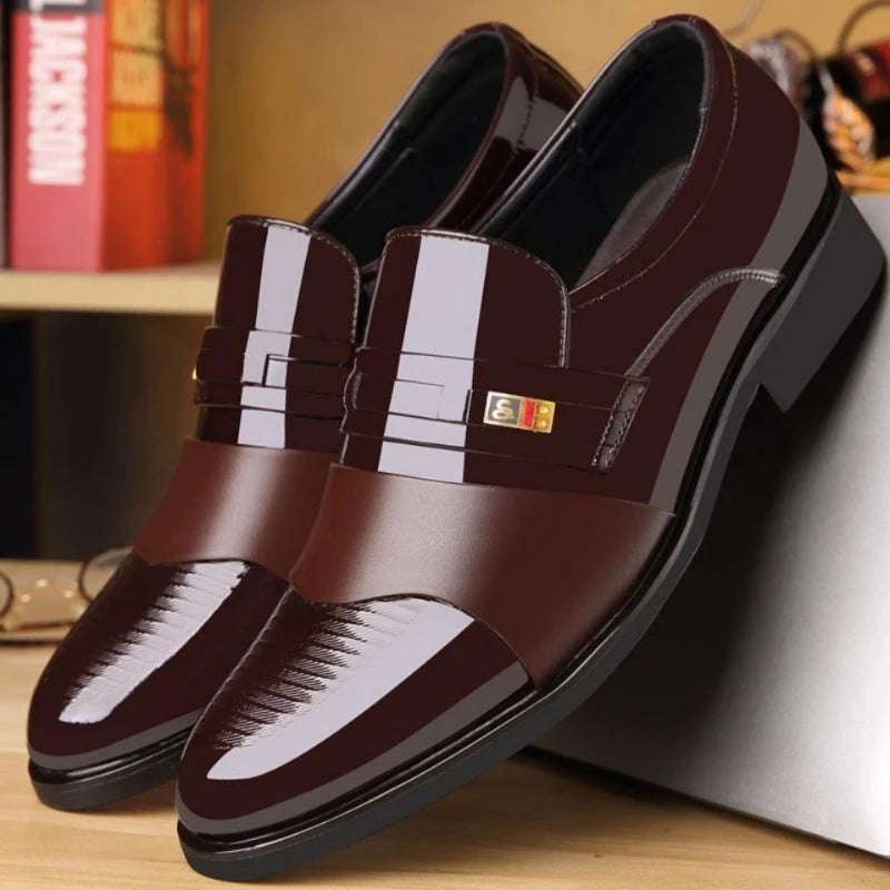 New Business Men Casual shoes Classic Men's Oxfords Dress Footwear High Quality Leather Shoes Fashion Social party shoes for Men