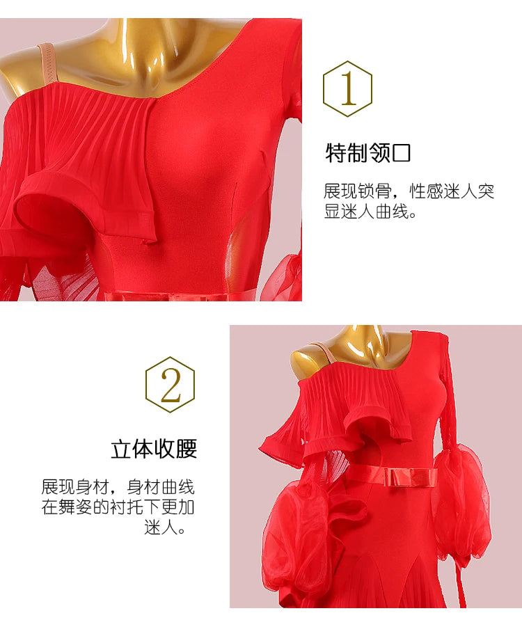 Ballroom Dance Competition Dresses Dance Costumes Waltz Dress For Dancing Clothes Dance Wear Dress Rumba Standard Ballroom Dress