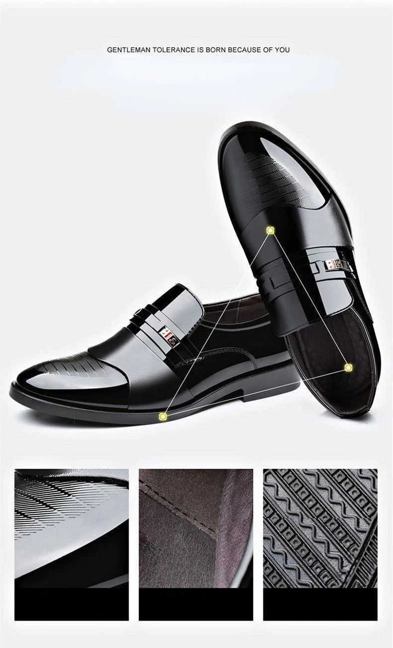 New Business Men Casual shoes Classic Men's Oxfords Dress Footwear High Quality Leather Shoes Fashion Social party shoes for Men