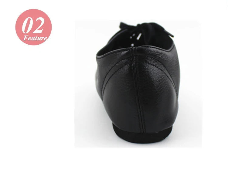 Dynadans PU Low Cut Men's Jazz Dance Shoes Female Adult Training Soft Soled Shoes Yoga Ballet Children's Dance Shoes