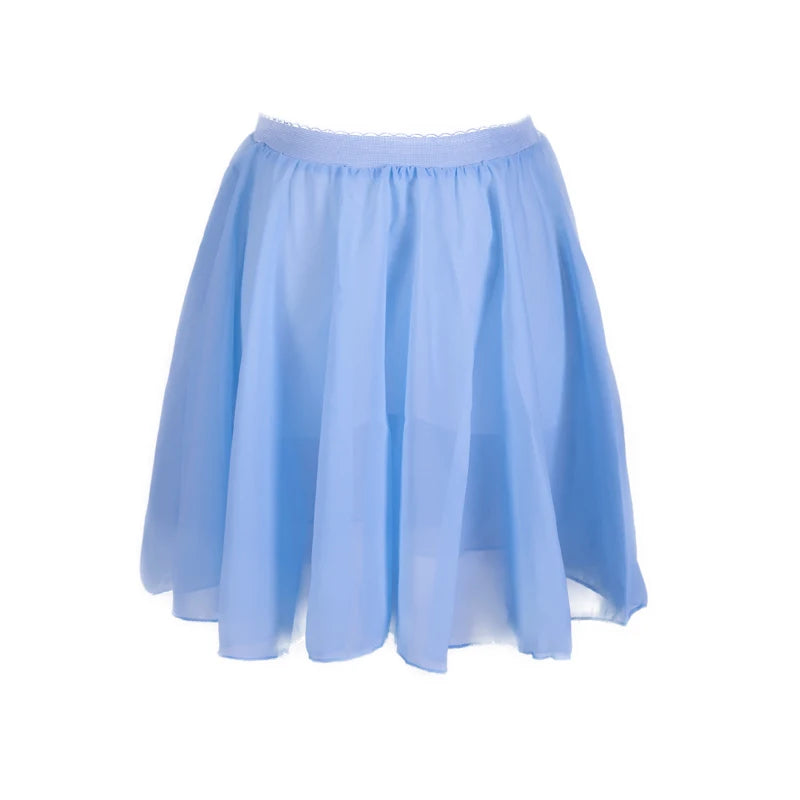 Dance Ballet Skirt for Adult Children Chiffon Pure Color Floral Print Practice Dance Dress Women Ballet Dress