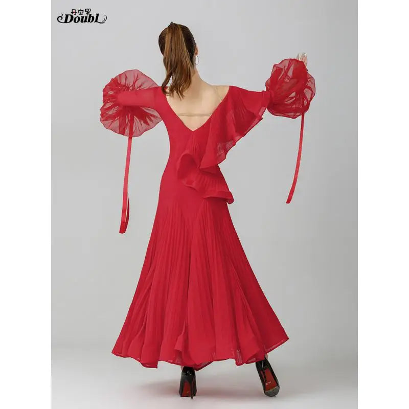 2024 Ballroom Dance Dress New Fashion Dress High-end Women's National Standard Dance Competition Clothing