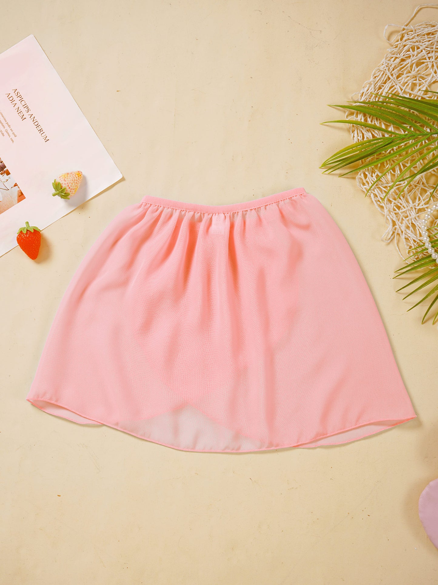 Ballet Dance Skirts Kids Girls Chiffon Elastic Training Clothes Basic Classic Dance Dress for Stage Performance Dance Costume