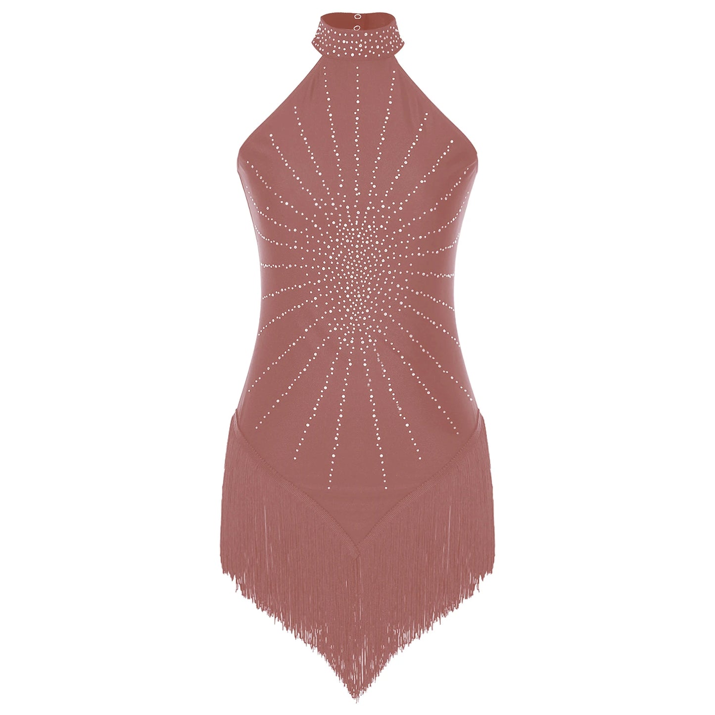 Elegant White Halter Bodysuit with Sheer Mesh & Flowing Cape – Couture Bridal Resort Wear, Photo-Ready Runway Gown