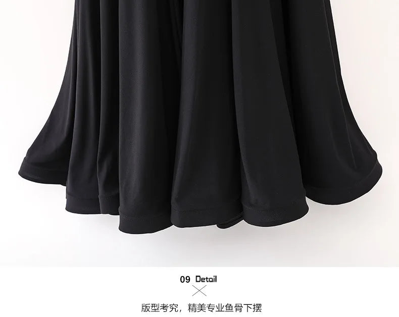 Customized Modern Dance Dress National Standard Dance Dress Social Waltz Grand Swing Skirt Ballroom Dance Competition Dresses