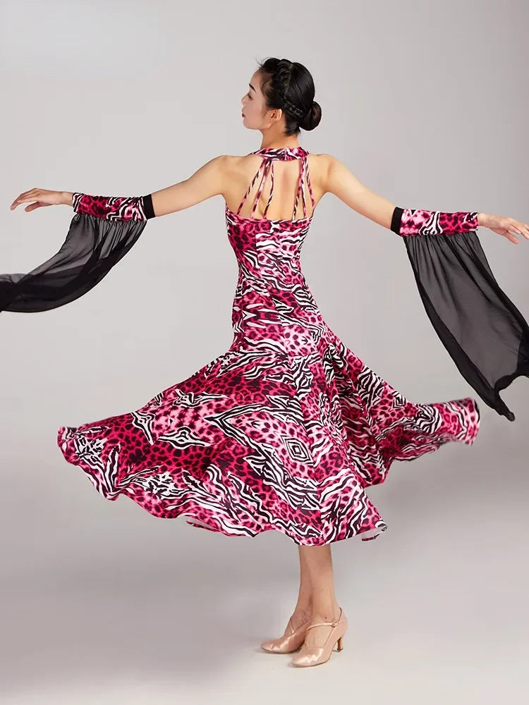 Woman Modern Dance Competition Dress National Standard Dance Big Swing Skirt High end Waltz Dance Skirt New Dress Adult