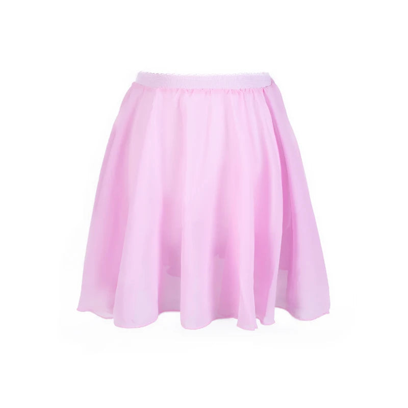 Dance Ballet Skirt for Adult Children Chiffon Pure Color Floral Print Practice Dance Dress Women Ballet Dress