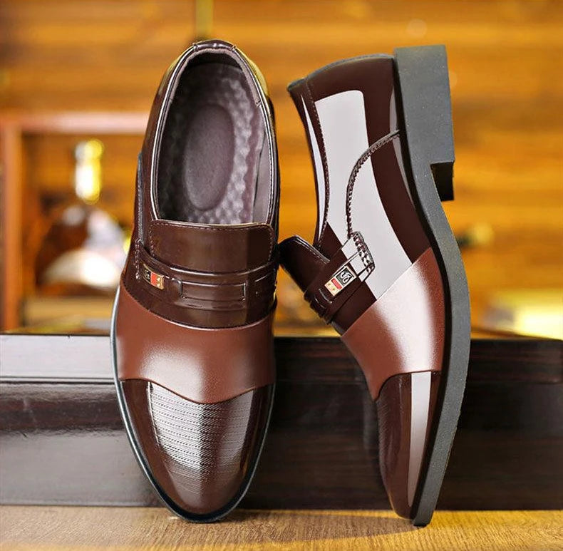 New Business Men Casual shoes Classic Men's Oxfords Dress Footwear High Quality Leather Shoes Fashion Social party shoes for Men