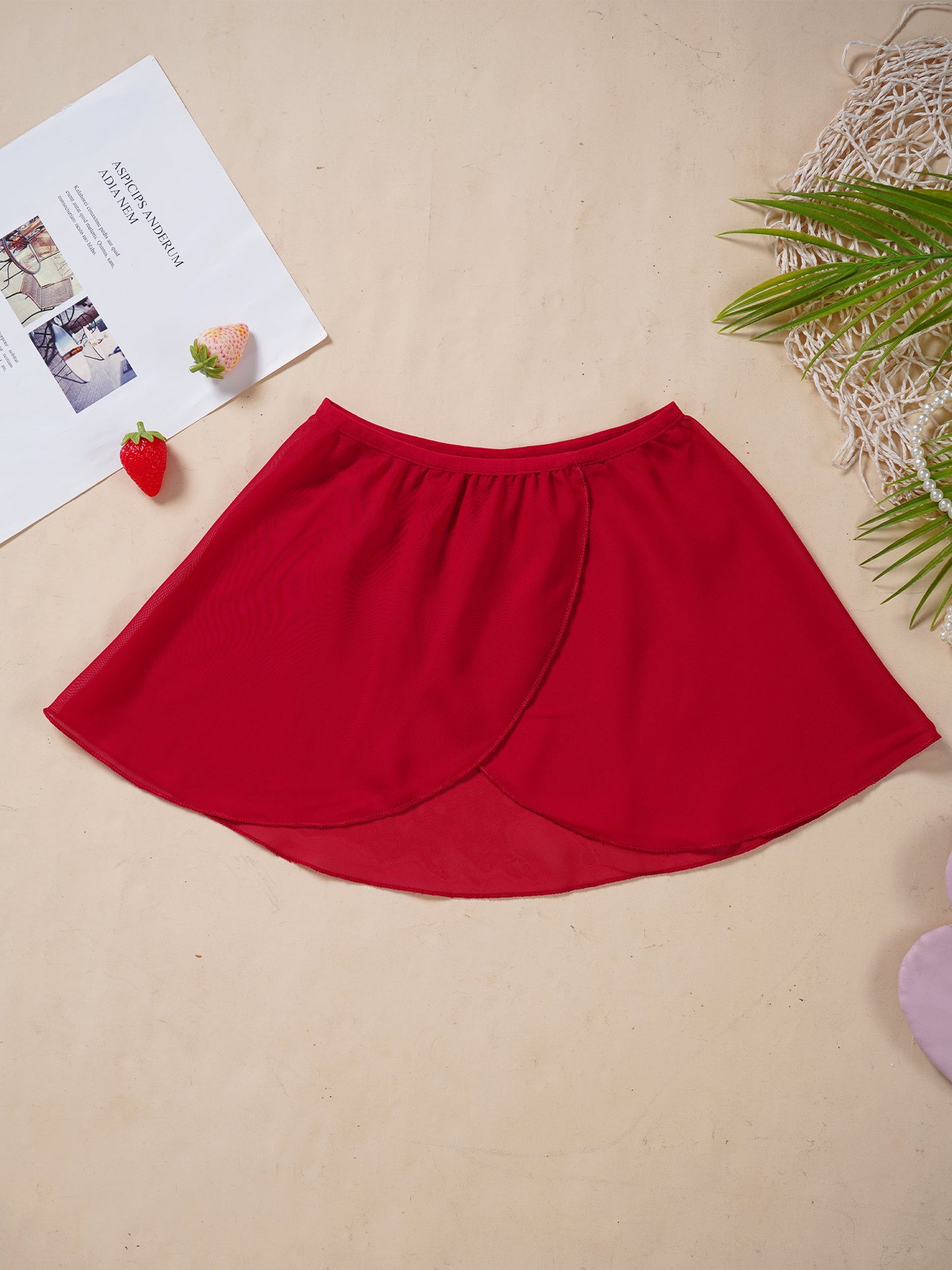 Ballet Dance Skirts Kids Girls Chiffon Elastic Training Clothes Basic Classic Dance Dress for Stage Performance Dance Costume