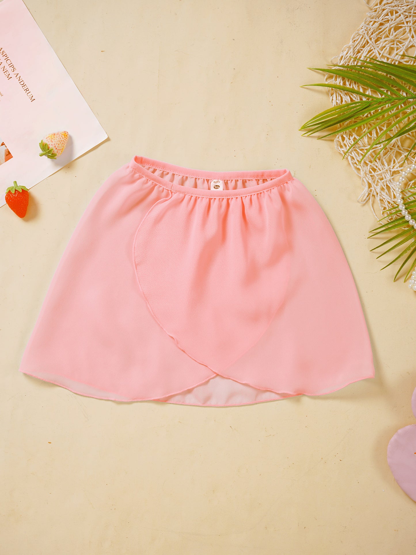 Ballet Dance Skirts Kids Girls Chiffon Elastic Training Clothes Basic Classic Dance Dress for Stage Performance Dance Costume