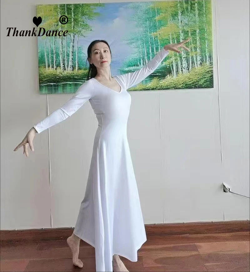 2023 Ballroom Waltz Modern Dance Dress Ballet Dance Competition Dresses Standard Ballet Red Dancing Clothes Long Tango Dress