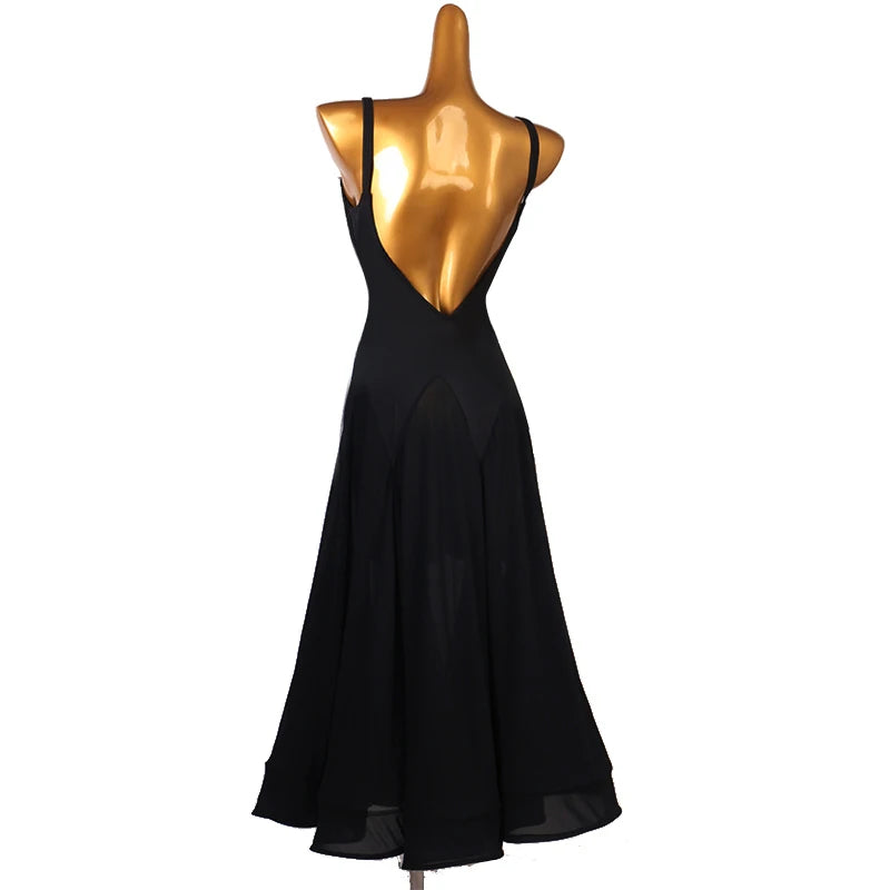 Dancewear Standard Ballroom Waltz Adult Modern Dance Dress Prom Suit Practice Clothes Stage Costume Competition Flamenco 1032