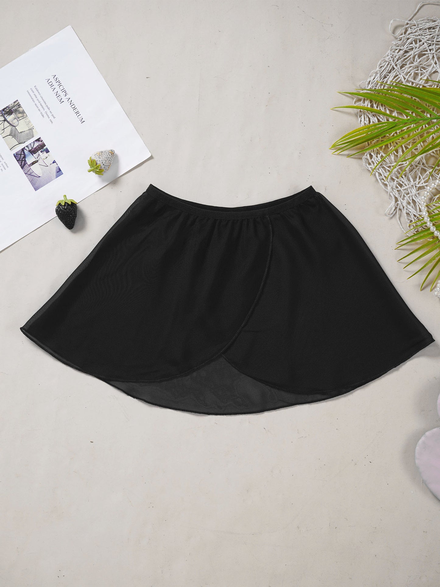 Ballet Dance Skirts Kids Girls Chiffon Elastic Training Clothes Basic Classic Dance Dress for Stage Performance Dance Costume