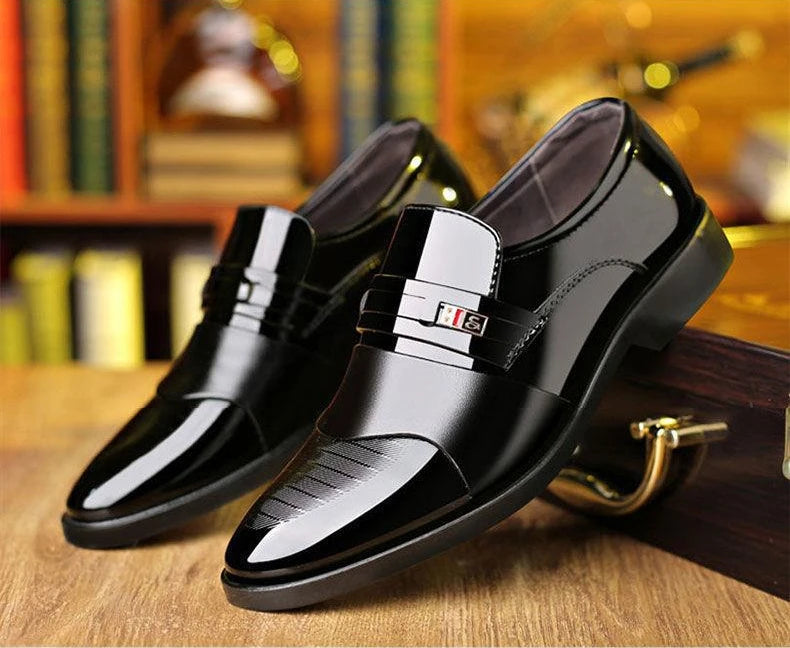 New Business Men Casual shoes Classic Men's Oxfords Dress Footwear High Quality Leather Shoes Fashion Social party shoes for Men