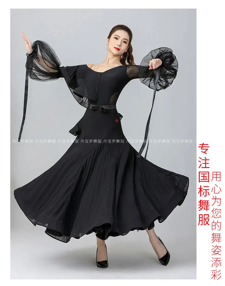 2024 Ballroom Dance Dress New Fashion Dress High-end Women's National Standard Dance Competition Clothing