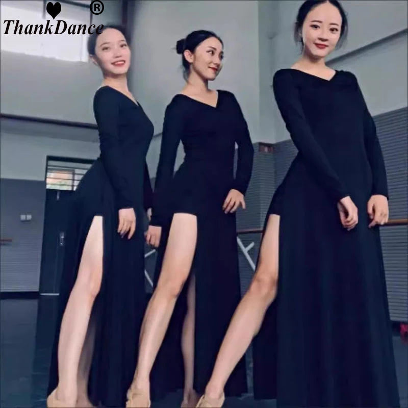 2023 Ballroom Waltz Modern Dance Dress Ballet Dance Competition Dresses Standard Ballet Red Dancing Clothes Long Tango Dress