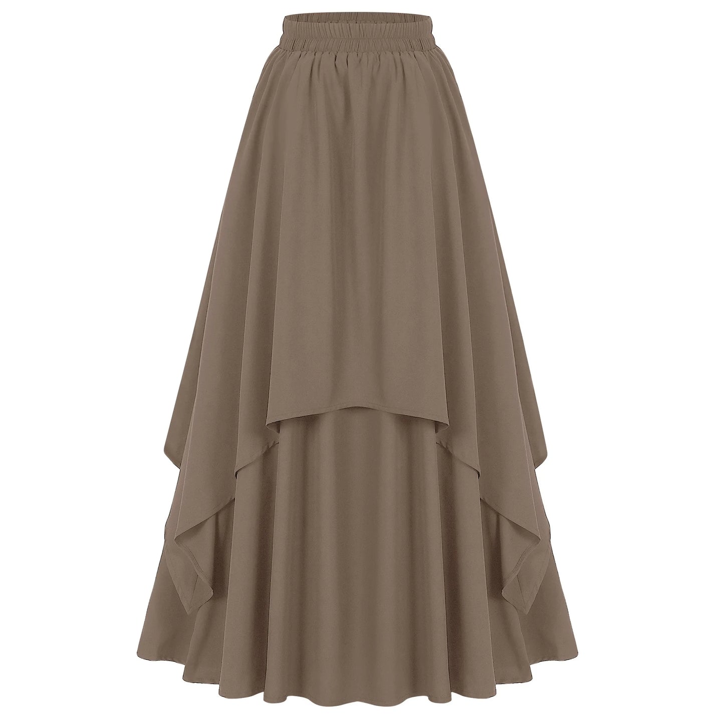 Women's Vintage Gothic Victorian Dress Renaissance Double Dress Ladies Dress Accessories