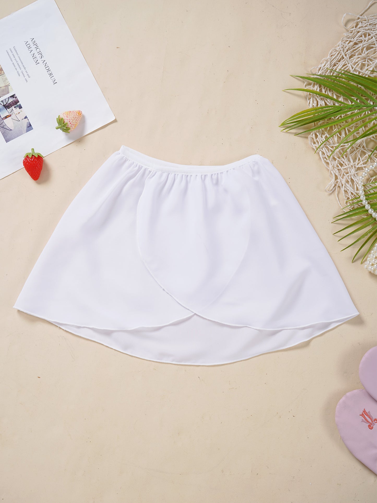 Ballet Dance Skirts Kids Girls Chiffon Elastic Training Clothes Basic Classic Dance Dress for Stage Performance Dance Costume