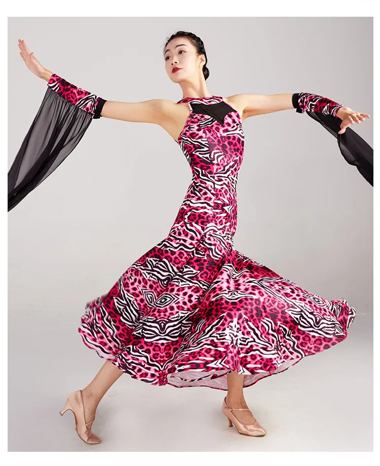 Woman Modern Dance Competition Dress National Standard Dance Big Swing Skirt High end Waltz Dance Skirt New Dress Adult