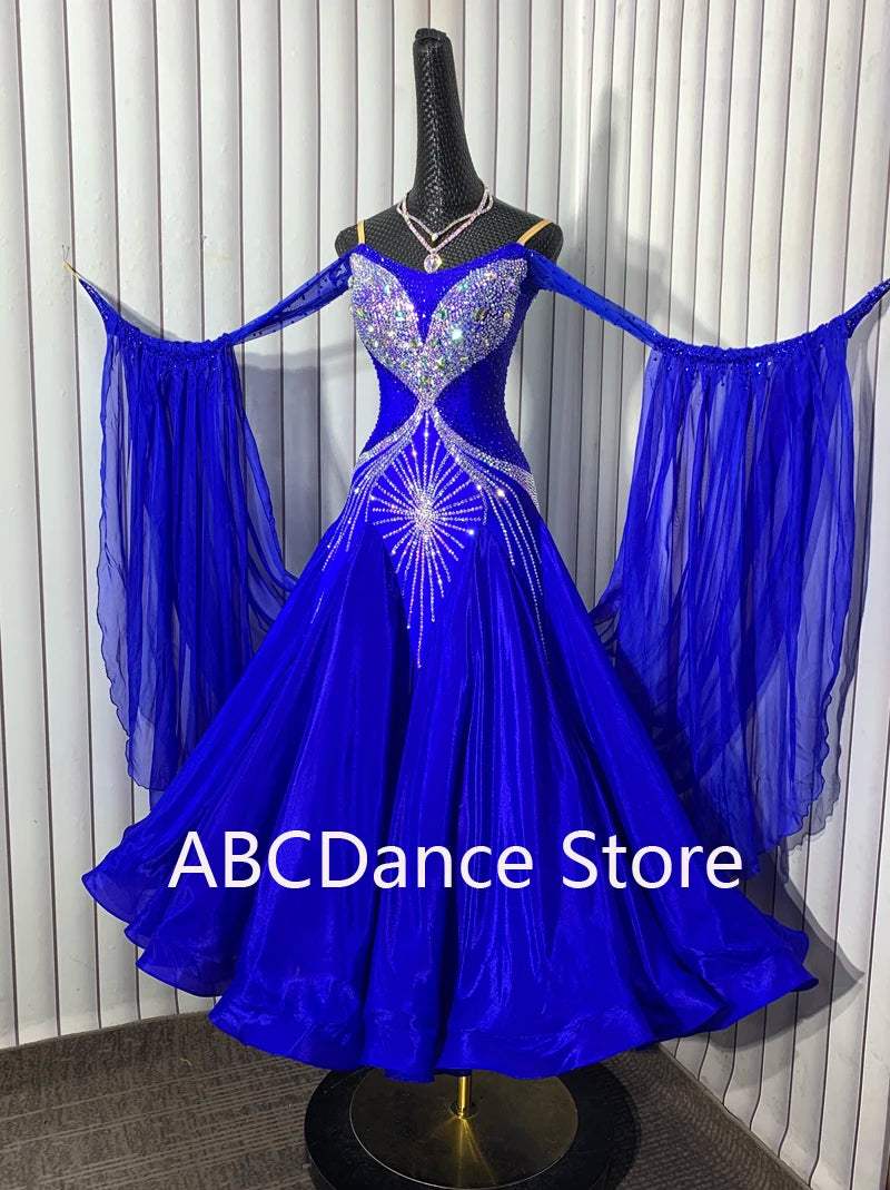 Women ballroom dance dress Standard Dance Dress ballroom dress for Competition modern dance Costume  ABCDance Store