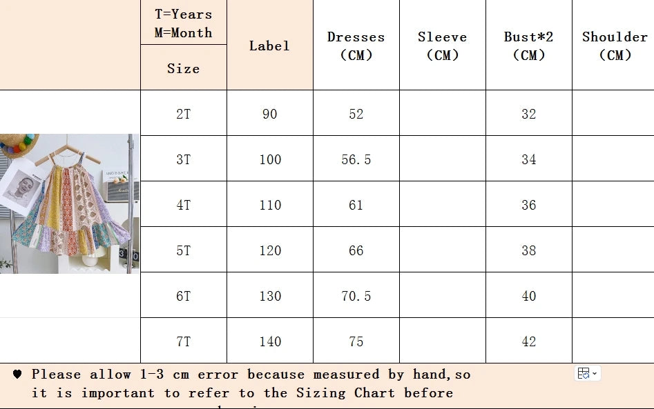 Girls Casual Dresses Vintage Print Sleeveless Halter Dress Kids Clothes Girls Flower Girl Dresses for Weddings for 2 To 7 Years