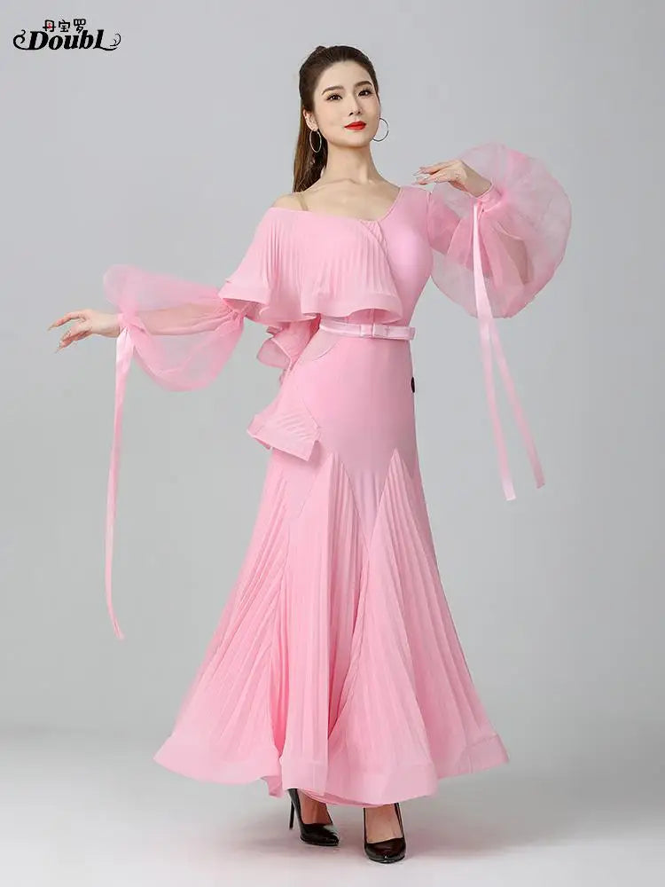 2024 Ballroom Dance Dress New Fashion Dress High-end Women's National Standard Dance Competition Clothing