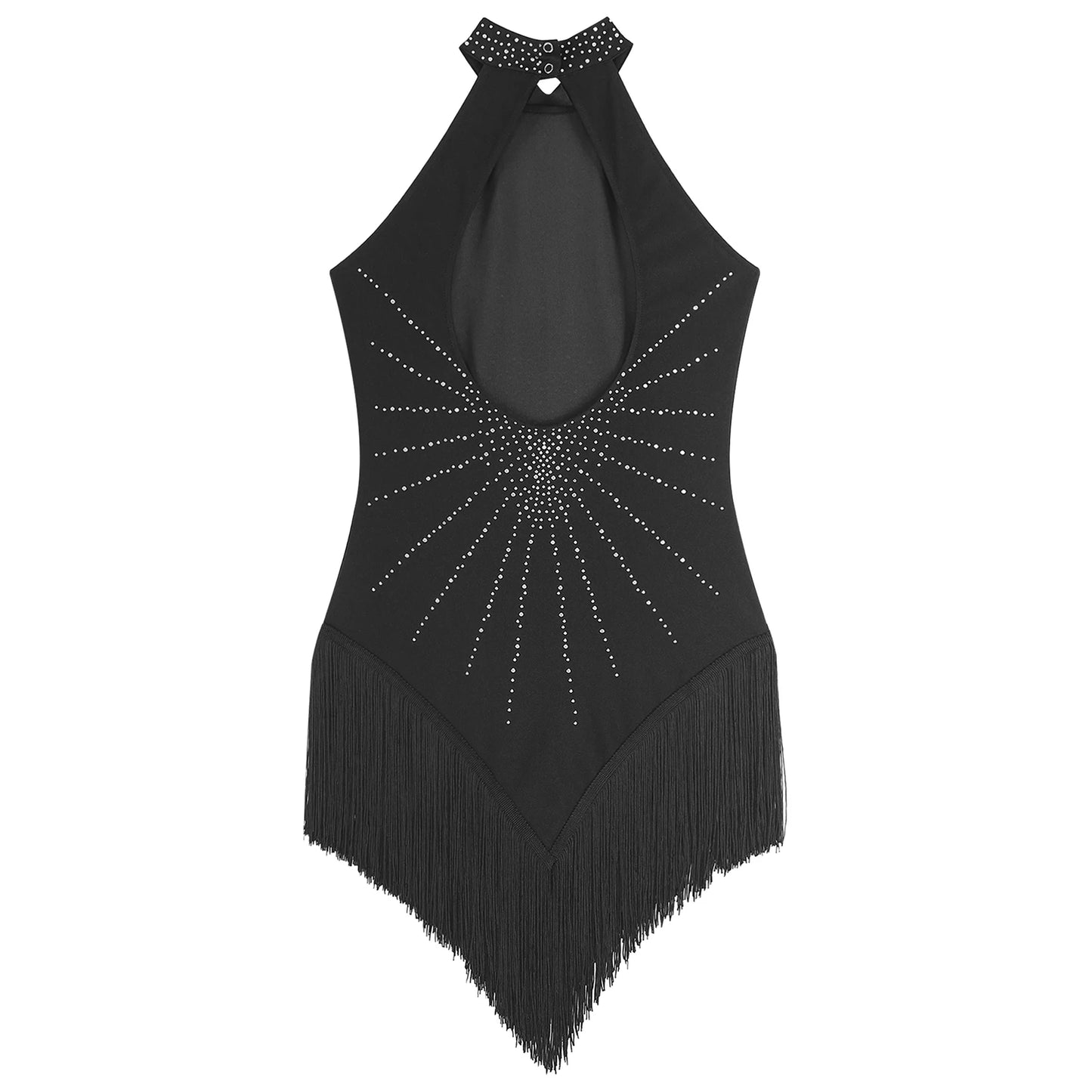 Elegant White Halter Bodysuit with Sheer Mesh & Flowing Cape – Couture Bridal Resort Wear, Photo-Ready Runway Gown