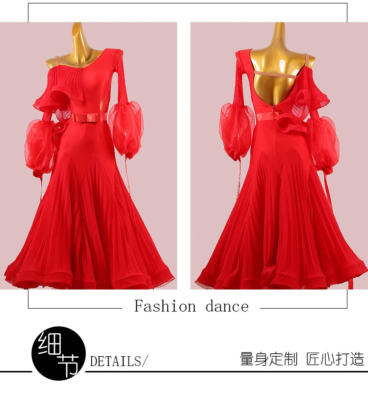 Ballroom Dance Competition Dresses Dance Costumes Waltz Dress For Dancing Clothes Dance Wear Dress Rumba Standard Ballroom Dress
