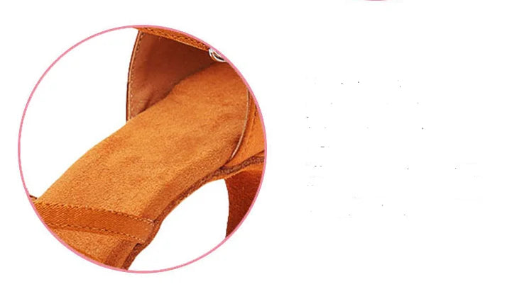 Scarpe Latino Treccia Mod 115 Donna/Bambina Tacco 5/7