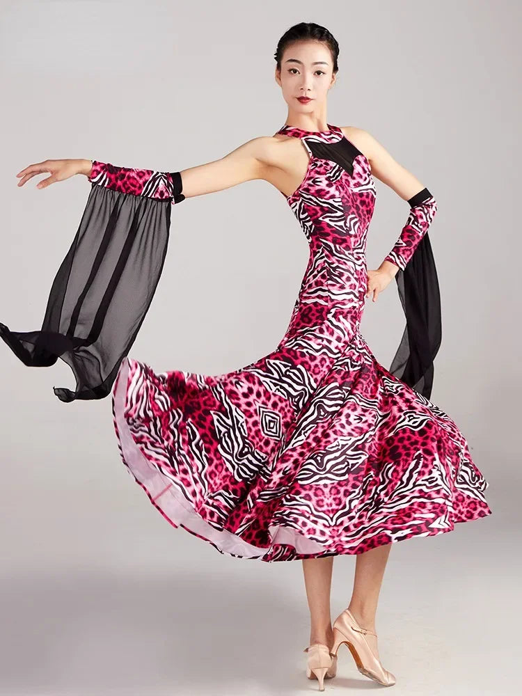 Woman Modern Dance Competition Dress National Standard Dance Big Swing Skirt High end Waltz Dance Skirt New Dress Adult